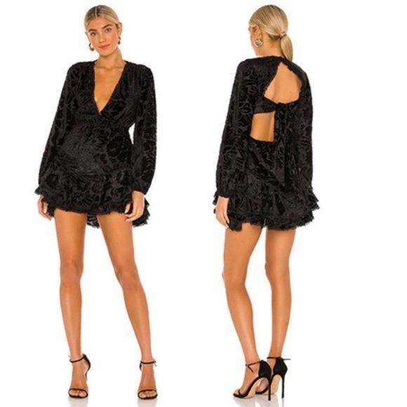 Hermant and Nandita Dresses & Skirts - Hemant and Nandita X REVOLVE Noire Mini Dress XS